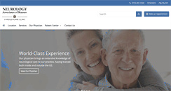 Desktop Screenshot of neurologyofkansas.com